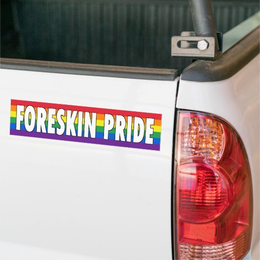 Pride der Vorhaut (6-farbig) Autoaufkleber (Auf Lkw)