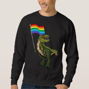 Pride Dinosaur Lgbt Gay Lesbian Transgender Trans Sweatshirt