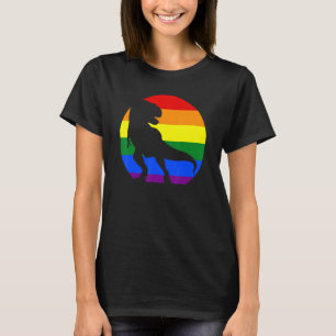 Pride Dinosaur Lgbt Gay Lesbian Transgender Trans T-Shirt
