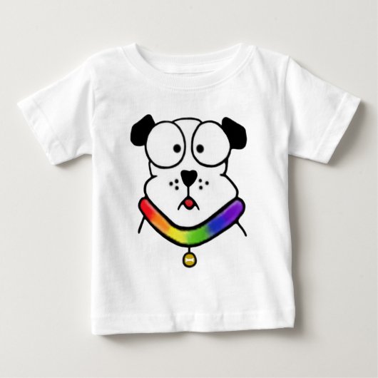 Pride Dog Säugling T - Shirt (Vorderseite)