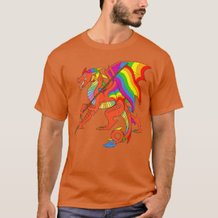 Pride Dragon LGBT Gay Lesbian Transgender Trans No T-Shirt