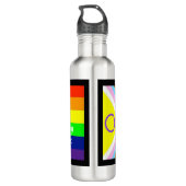 Pride Edelstahlflasche (Rückseite)