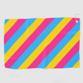 Pride Equal Rights Diversity Integration für Pans Golfhandtuch (Horizontal)