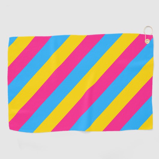 Pride Equal Rights Diversity Integration für Pans Golfhandtuch (Horizontal)