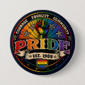 Pride Est. 1969 Button (Vorderseite)