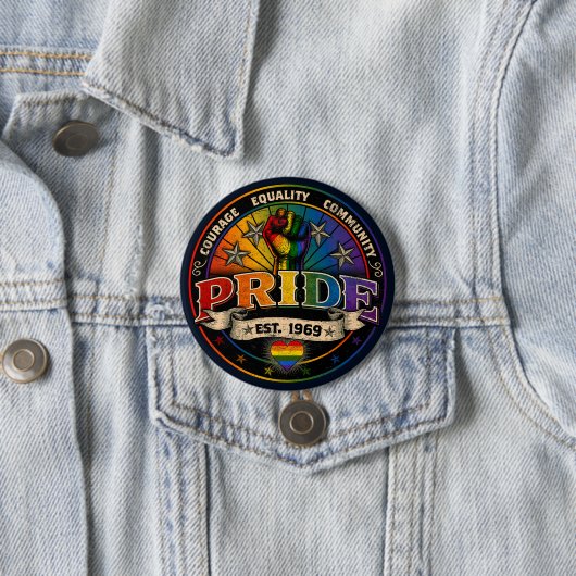 Pride Est. 1969 Button (Beispiel)
