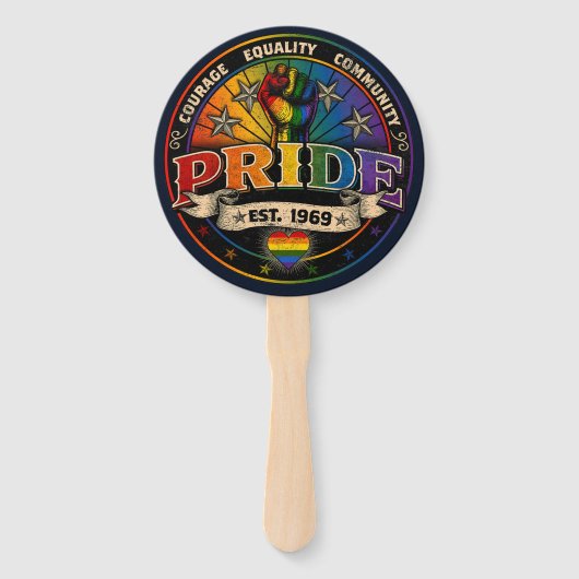 Pride Est. 1969 Fächer (Vorderseite)