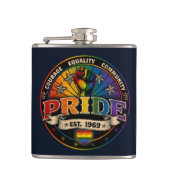Pride Est. 1969 Flachmann (Vorderseite)