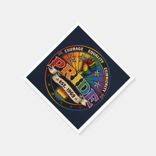 Pride Est. 1969 Serviette (Ecke)