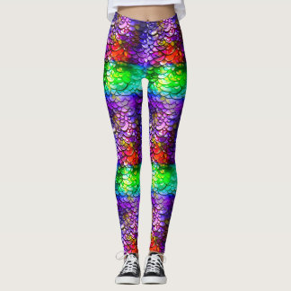 Pride-Festival Regenbogen-Meerjungfrauenschwanz-Ra Leggings