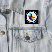Pride Fetus Button (Quadrat) (Beispiel)