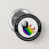 Pride Fetus Button (rund) (Vorne & Hinten)