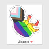Pride Fetus Sticker (Blatt)