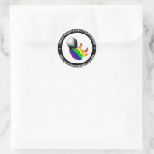 Pride Fetus Stickers (rund) (Tasche)