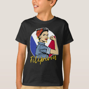 Pride Filipina Pinay Ehefrau Girlfriend Philippine T-Shirt