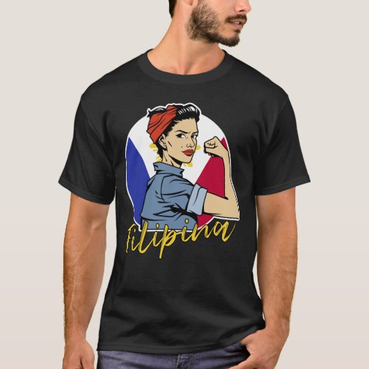 Pride Filipina Pinay Ehefrau Girlfriend Philippine T-Shirt (Vorderseite)