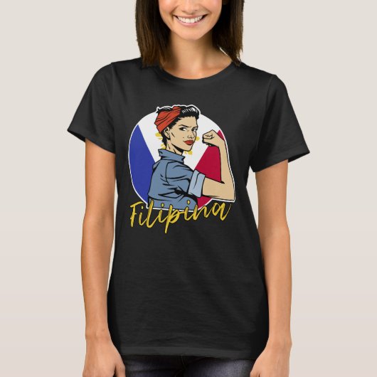 Pride Filipina Pinay Ehefrau Girlfriend Philippine T-Shirt (Vorderseite)