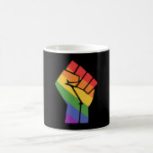 Pride Fist LGBT Design for Equality Kaffeetasse (Mittel)