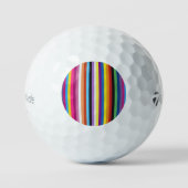 Pride Flag Colorful Stripes Pattern Golfball (Vorderseite)
