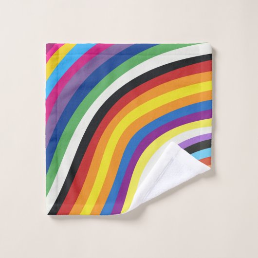 Pride Flag Colorful Stripes Pattern Waschlappen (Waschlappen)