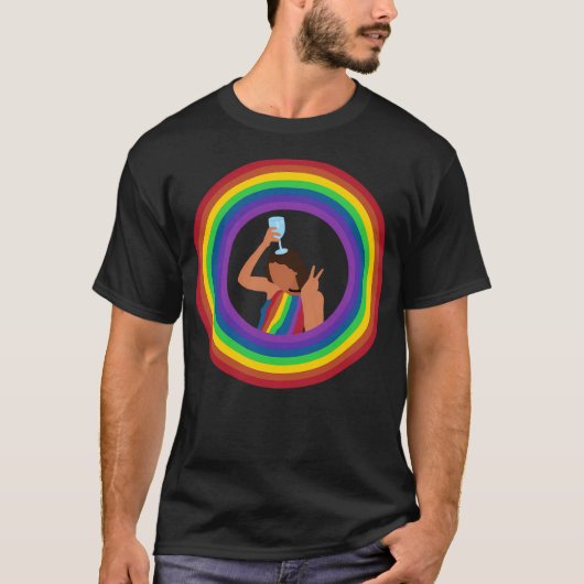 Pride Flag Jade T-Shirt (Vorderseite)