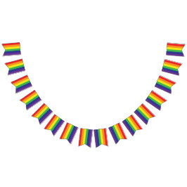 Pride Flag Party signiert Banners Assortiment Garl Wimpelkette