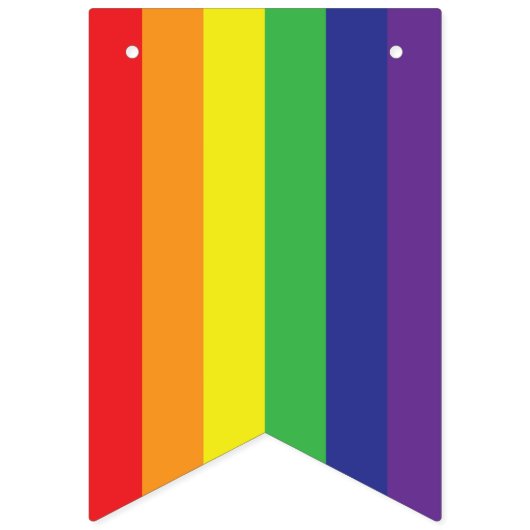 Pride Flag Party signiert Banners Assortiment Garl Wimpelkette (Erste Fahne)