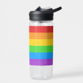 Pride Flow: Regenbogenflagge Trinkflasche (Links)