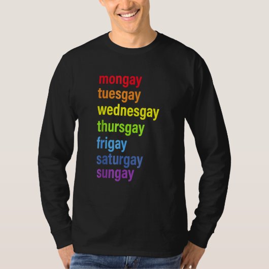 Pride Gay Agenda Liebe LGB T-Shirt (Vorderseite)