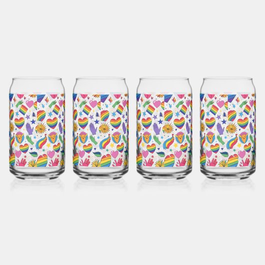 PRIDE GAY LGBT SET DOSENGLAS (Rechts)