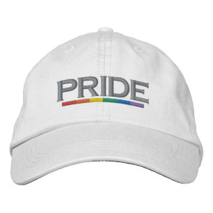 PRIDE Gay Pride Regenbogenflagge Cool und Modern Bestickte Baseballkappe