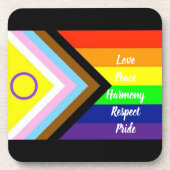 Pride Getränkeuntersetzer (Vorderseite)