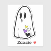 Pride Ghost, nicht binär Aufkleber (Blatt)