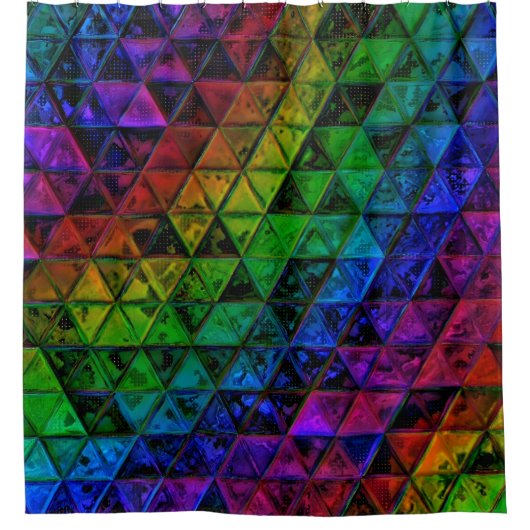 Pride Glas Duschvorhang (Vorderseite)