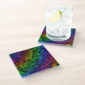 Pride Glas  Glasuntersetzer (Schrägansicht)