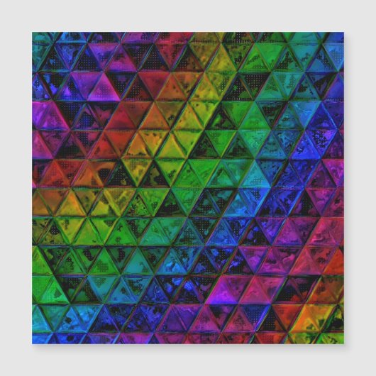 Pride Glas Magnetkarte (Vorderseite)