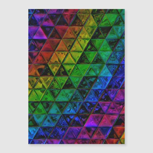 Pride Glas Magnetkarte (Vorderseite)