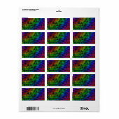 Pride Glass Adressaufkleber (Vorne)
