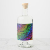 Pride Glass Alkoholflaschenetikett (Vorderseite)