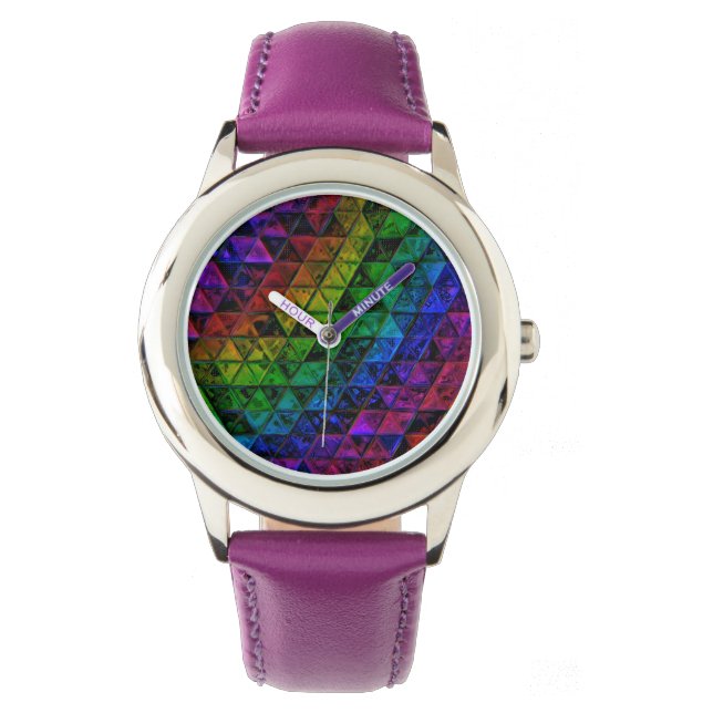 Pride Glass Armbanduhr (Vorderseite)