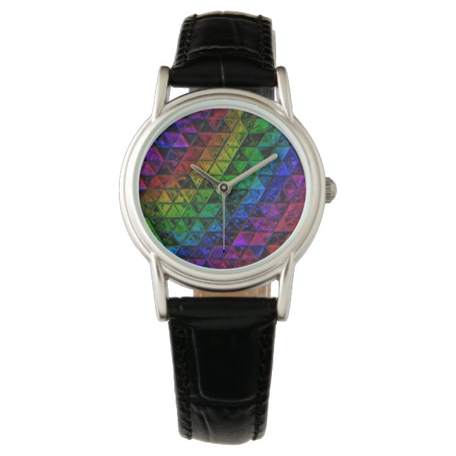 Pride Glass Armbanduhr (Vorderseite)