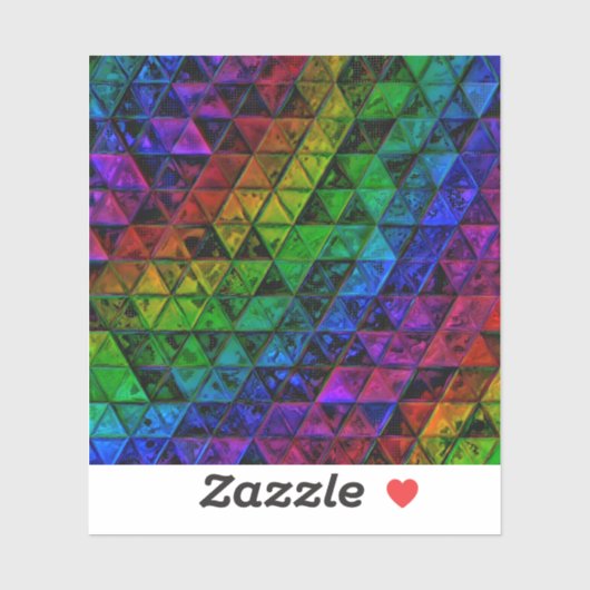 Pride Glass Aufkleber (Blatt)