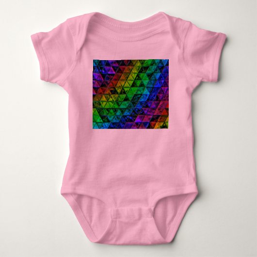 Pride Glass Baby Strampler (Vorderseite)