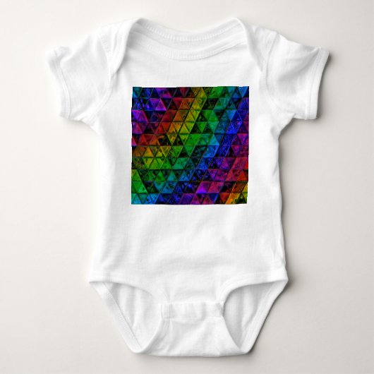 Pride Glass Baby Strampler (Vorderseite)