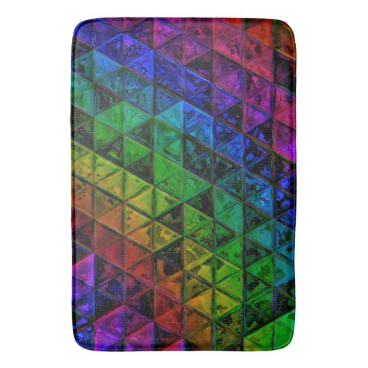 Pride Glass Badematte (Vorderseite Vertikal)