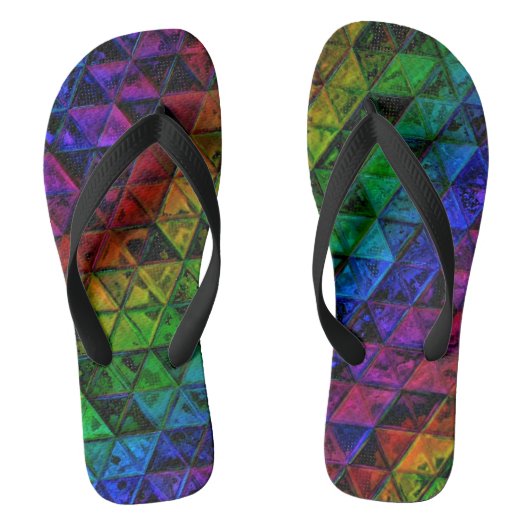 Pride Glass Badesandalen (Fußbett)