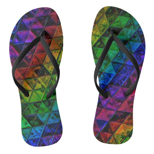 Pride Glass Badesandalen (Fußbett)