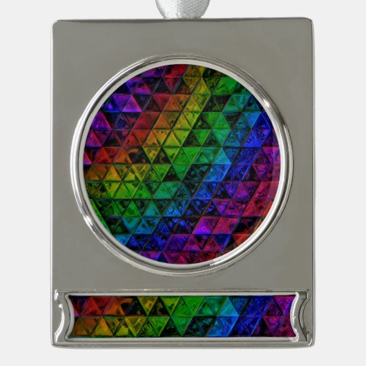 Pride Glass Banner Ornament (Vorderseite)