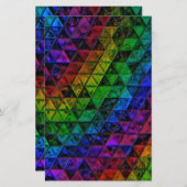 Pride Glass Briefpapier (Vorne/Hinten)