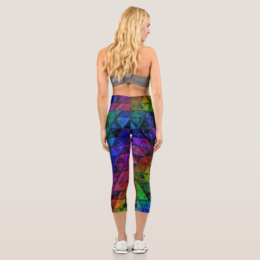 Pride Glass Capri Leggings (Rückseite)